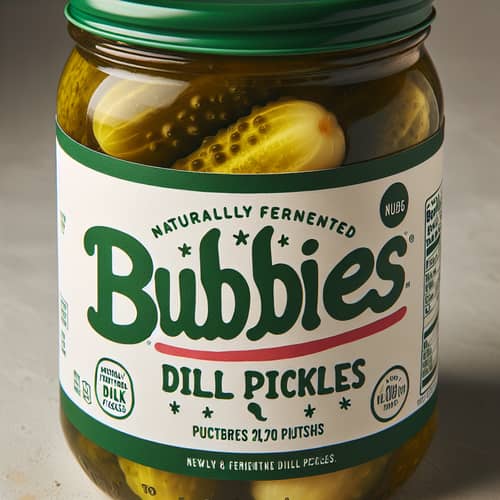 Bubbies Naturally Fermented Dill Pickles