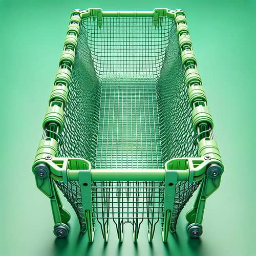 Compact Waste Net Trap Design | Green Color Theme