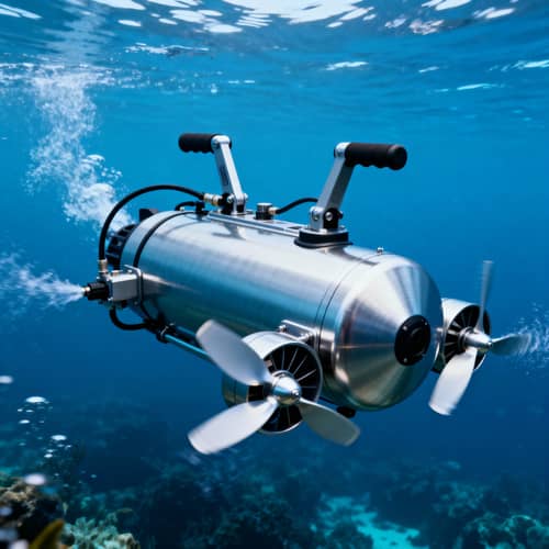 Underwater Scooter with Dual Propellers Underwater Scooter with Dual Propellers