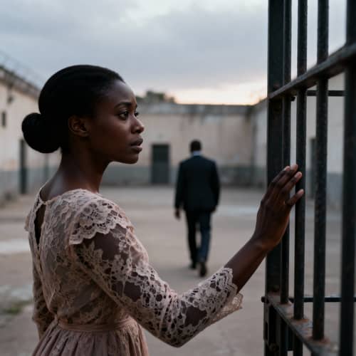 Contemplative Moments Behind Iron Bars Contemplative Moments Behind Iron Bars