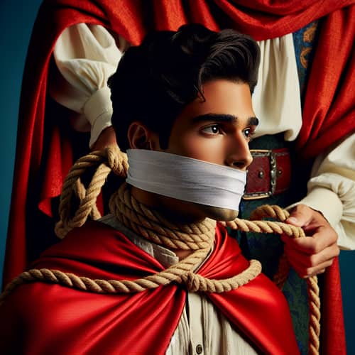 Captured Prince Phillip: Bound and Silenced by Maleficent's Goons