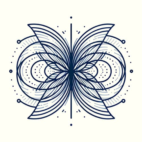Clear Shapes Merging Together | Website Name