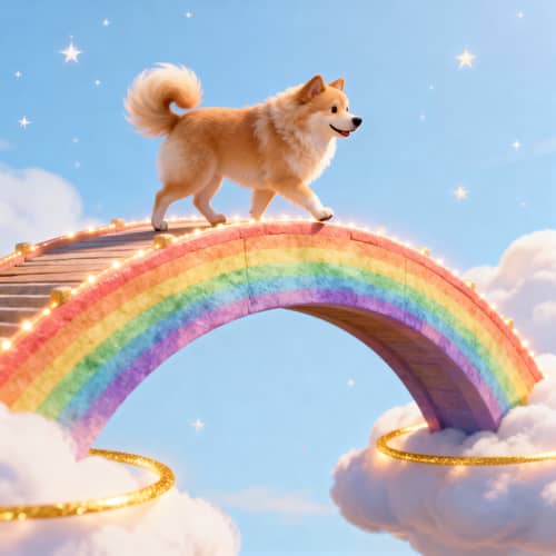 Video of My Dog Crossing the Rainbow Bridge