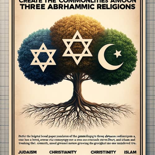 Commonalities Among Three Abrahamic Religions Poster