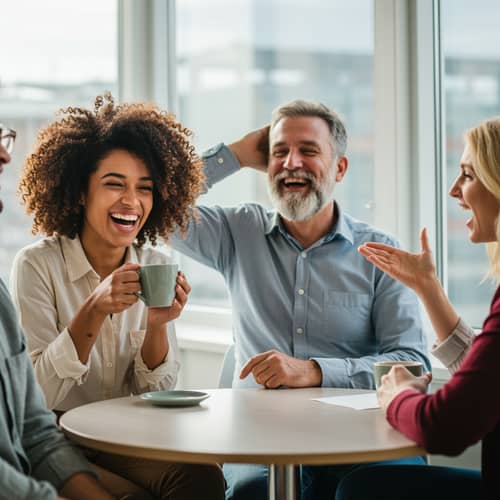 Workplace Coffee Break Moments