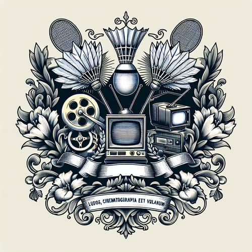 Coat of Arms Design: Movies, TV Shows & Badminton Theme