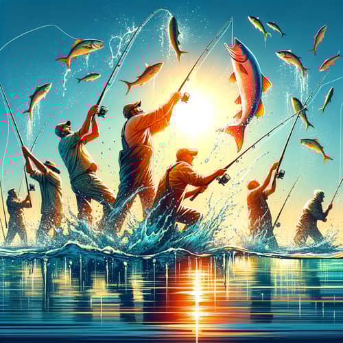 Fish Catch Fun: A Day by the Ocean