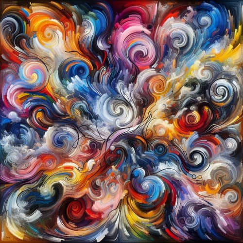 Abstract Expressionism of Human Emotions | Artistic Interpretation