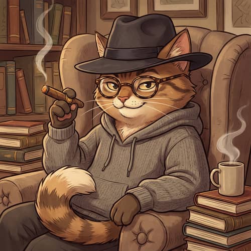 Stylish Feline in Hoodie: A Confident Charmer Stylish Feline in Hoodie: A Confident Charmer