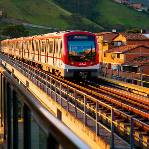 Medellín Metro: View from the Tracks Medellín Metro: View from the Tracks