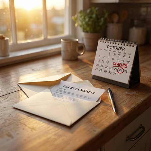 Court Summons Reminder: Important Deadline Ahead Court Summons Reminder: Important Deadline Ahead