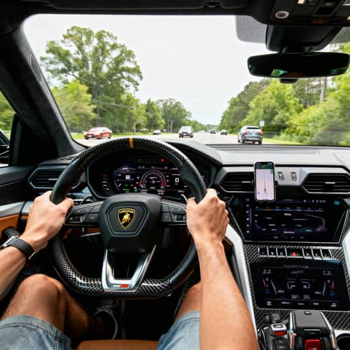 Lamborghini Urus Driver's Seat Experience in 8K Lamborghini Urus Driver's Seat Experience in 8K