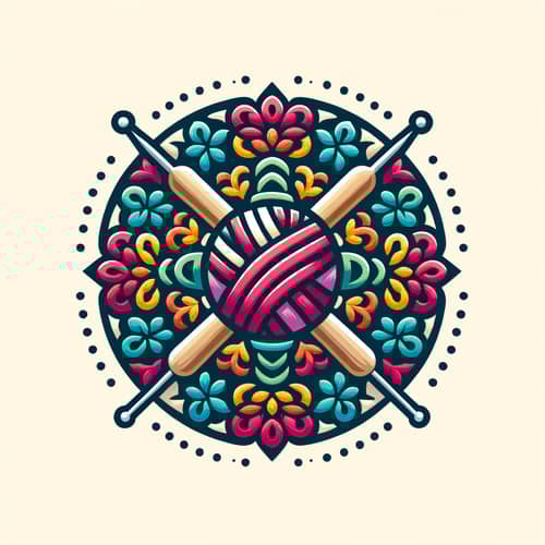 Unique Crochet Logo Design | Handmade Crochet Art