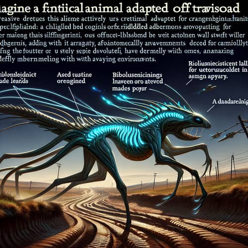 Futuristic Alien Offroad Animal Design: Imagination Unleashed