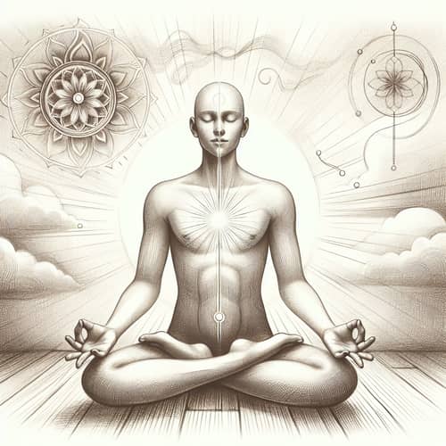 Calm Meditative Environment Sketch