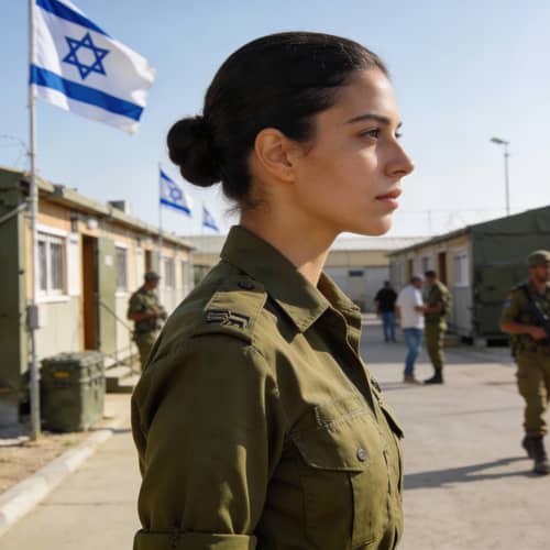 Female Soldier in Israel Defense Forces Female Soldier in Israel Defense Forces