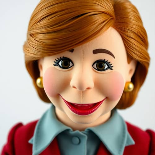 Karoline Leavitt Puppet - Fun Political Toy