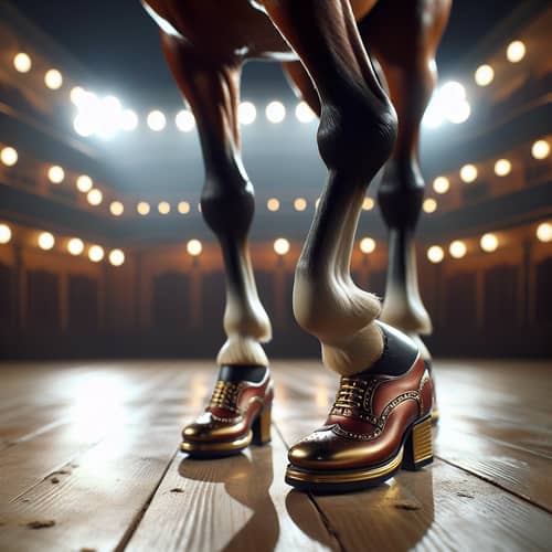 Tap Dancing Horse Spectacle | Enthralling Equine Performance