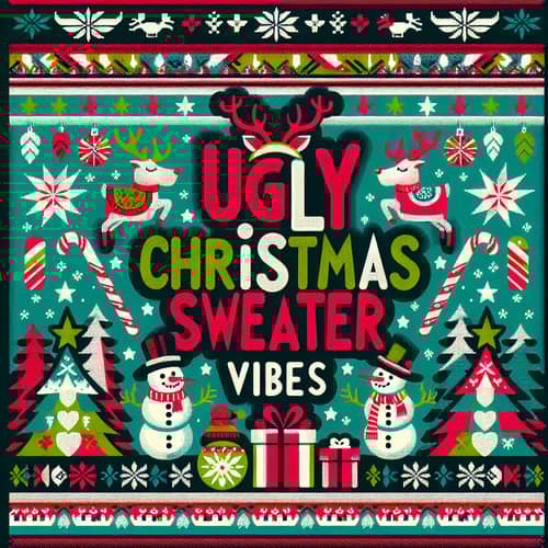 Ugly Christmas Sweater Vibes | Fun Holiday Designs