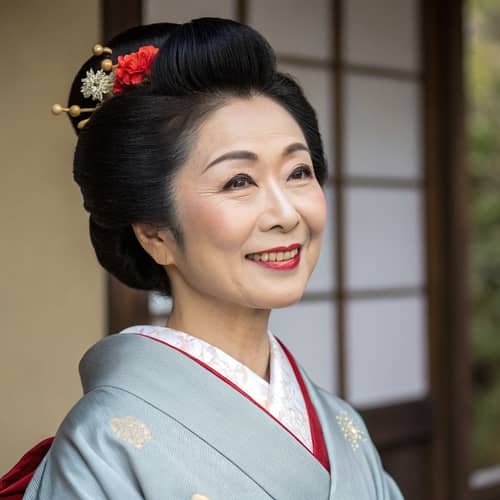 Stunning Japanese Woman with a Warm Smile