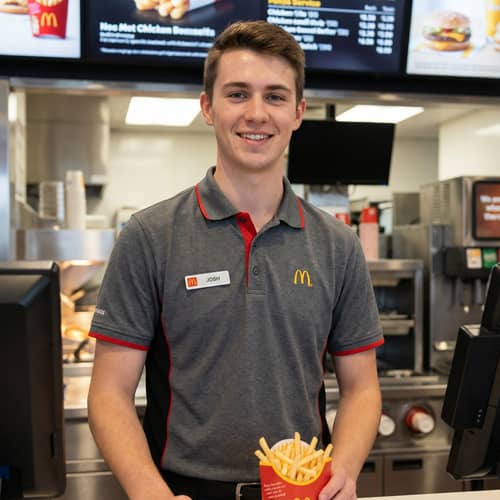 Transform into a McDonald's Worker Look Transform into a McDonald's Worker Look