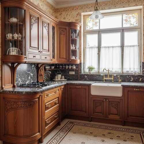 1900s Art Nouveau Kitchen Design Inspiration