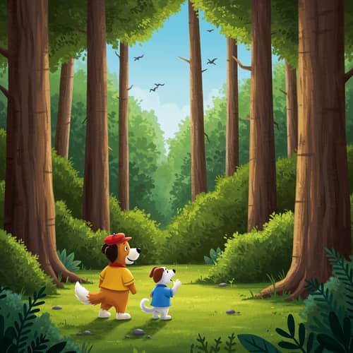 Max and Whiskers' Adventurous Morning Journey