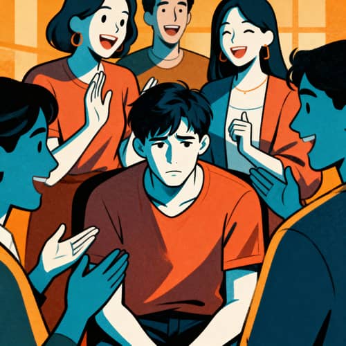 Isolated in a Crowd: Graphic Comic Insights