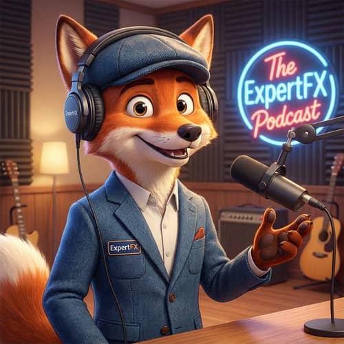 ExpertFX Podcast Mascot Character Design ExpertFX Podcast Mascot Character Design