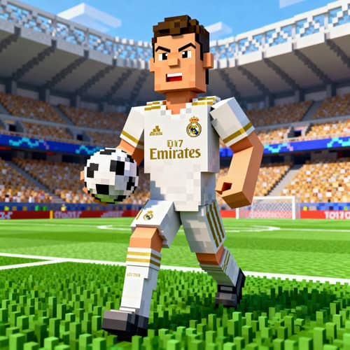 Ronaldo in Real Madrid 2017/18 - Minecraft Edition Ronaldo in Real Madrid 2017/18 - Minecraft Edition