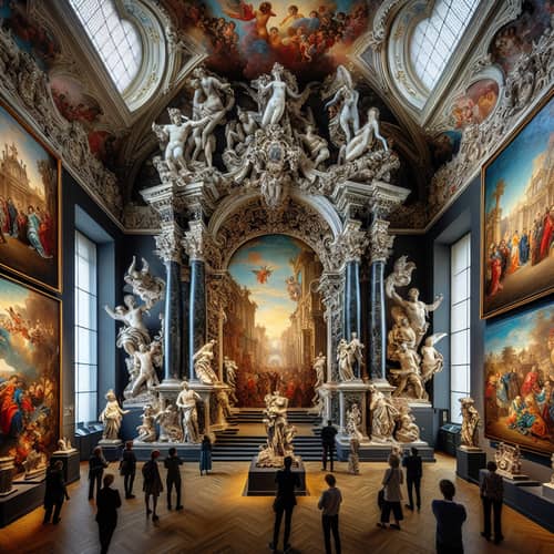 Elaborate Baroque Art & Architecture Exhibition