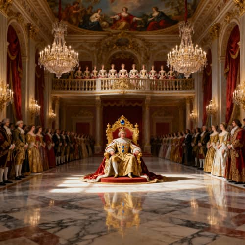 Majestic Palace Hall with Lavish Attire and Choir Majestic Palace Hall with Lavish Attire and Choir