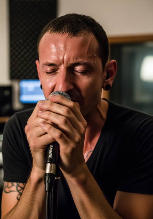 Chester Bennington Studio Session 2017