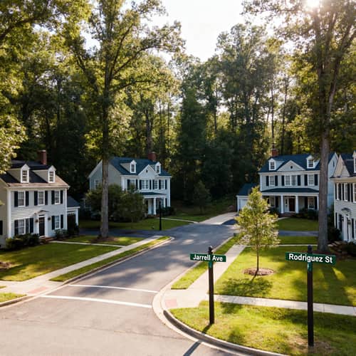 Charming Federal Colonial Homes on Jarrell Ave