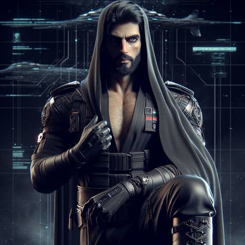 Epic Space Fleet Admiral: Cyberpunk Artwork