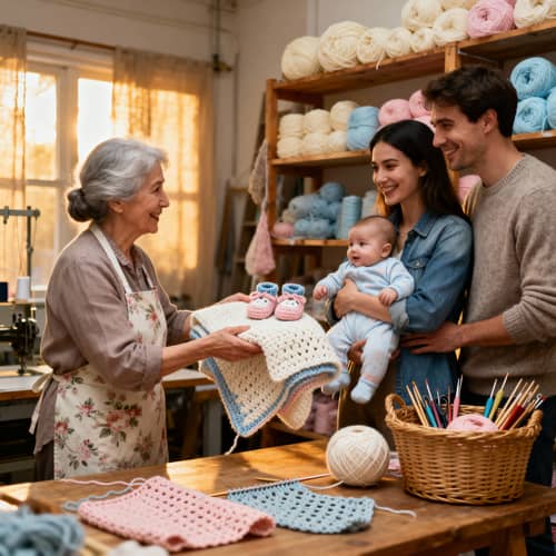 Crafting Connections: Knitting Microfactory Experience