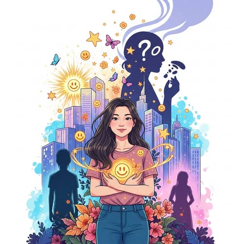 Creative Self-Esteem Illustration
