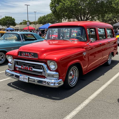 1950's GMC Suburban Lowrider: Classic Style