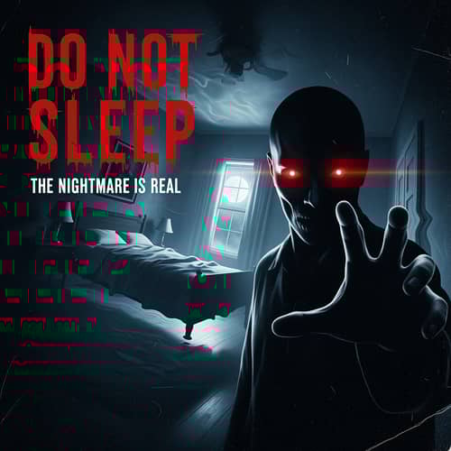 AI-Generated Horror Movie Poster - Don't Sleep AI-Generated Horror Movie Poster - Don't Sleep