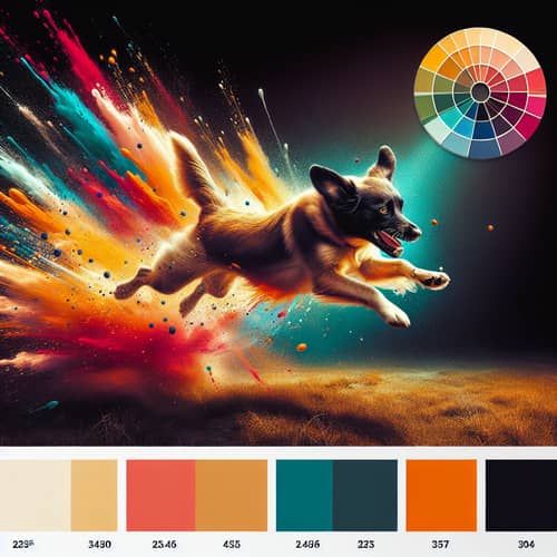 Playful Dog Catching Frisbee | Dynamic Motion Photography