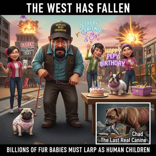 Dystopian Dog Celebration: A Call for Change