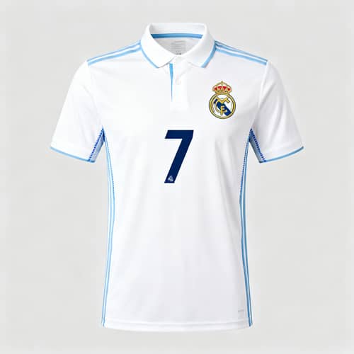 Modern Real Madrid Polos with Number 7