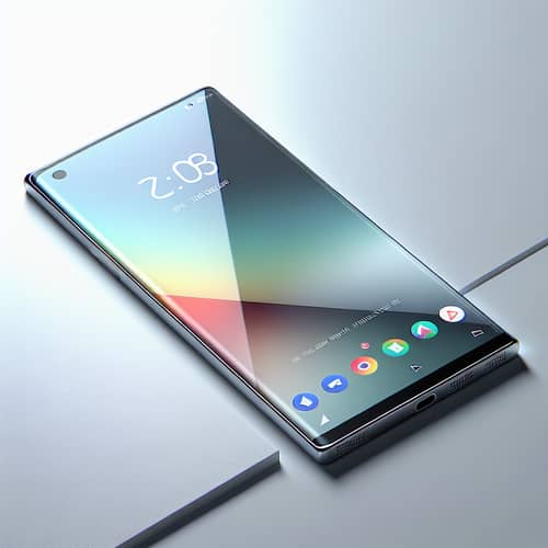 Sleek Smartphone with Minimalist Design