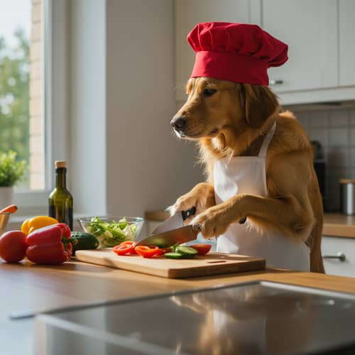 Healthy Cooking Tips from a Dog Chef
