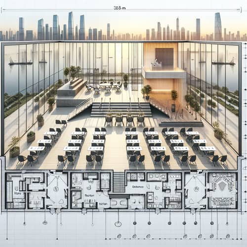 Modern Conference Room Design at 30.8-meter Level
