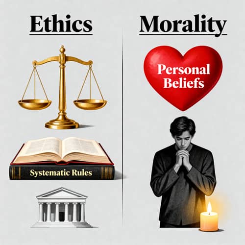Understanding Ethics vs. Morality: A Visual Guide