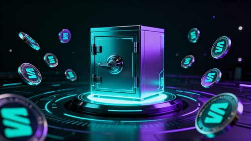 Secure Storage for Solana Tokens - Vault Illustration