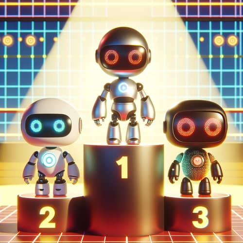 Winner Podium: Claude-3, Baidu, ChatGPT