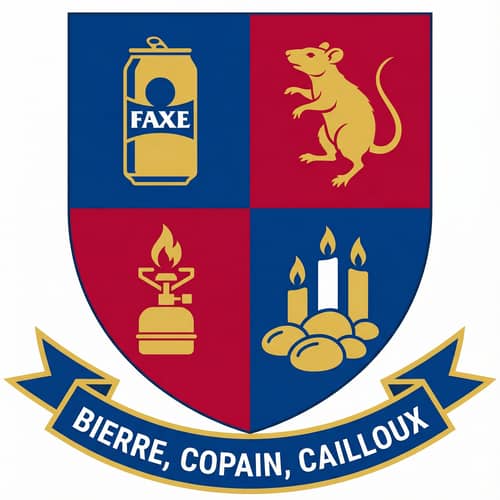 Stylized Coat of Arms Design Inspired by Modern France Stylized Coat of Arms Design Inspired by Modern France