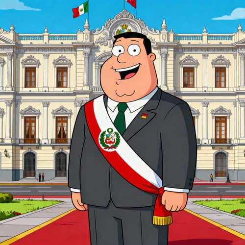 Glenn Quagmire in Formal Attire at Peru's Government Palace Glenn Quagmire in Formal Attire at Peru's Government Palace